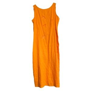 Orange Sleeveless Dress